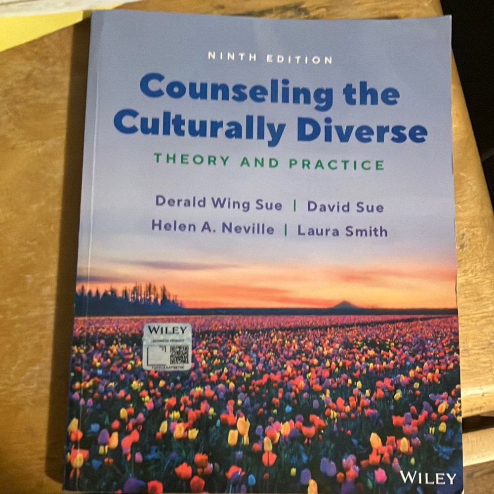 Counseling the Culturally Diverse, Sue and Sue, 9th edition 2022
